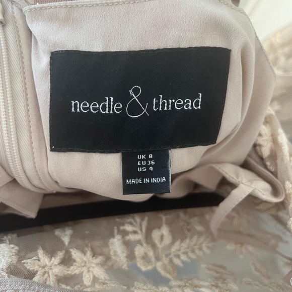 Needle and thread embellished gown! Good condition! - Picture 4 of 8